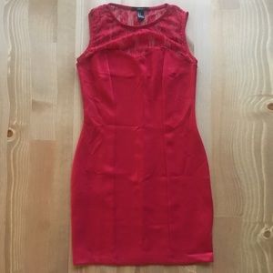 Forever 21 Sleeveless Red Bodycon Dress